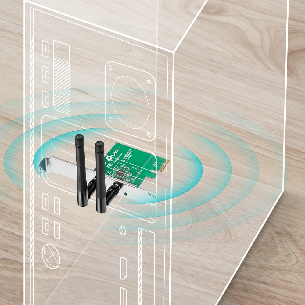 TP-LINK WN881ND Adaptador Inalámbrico PCI Express N 300Mbps