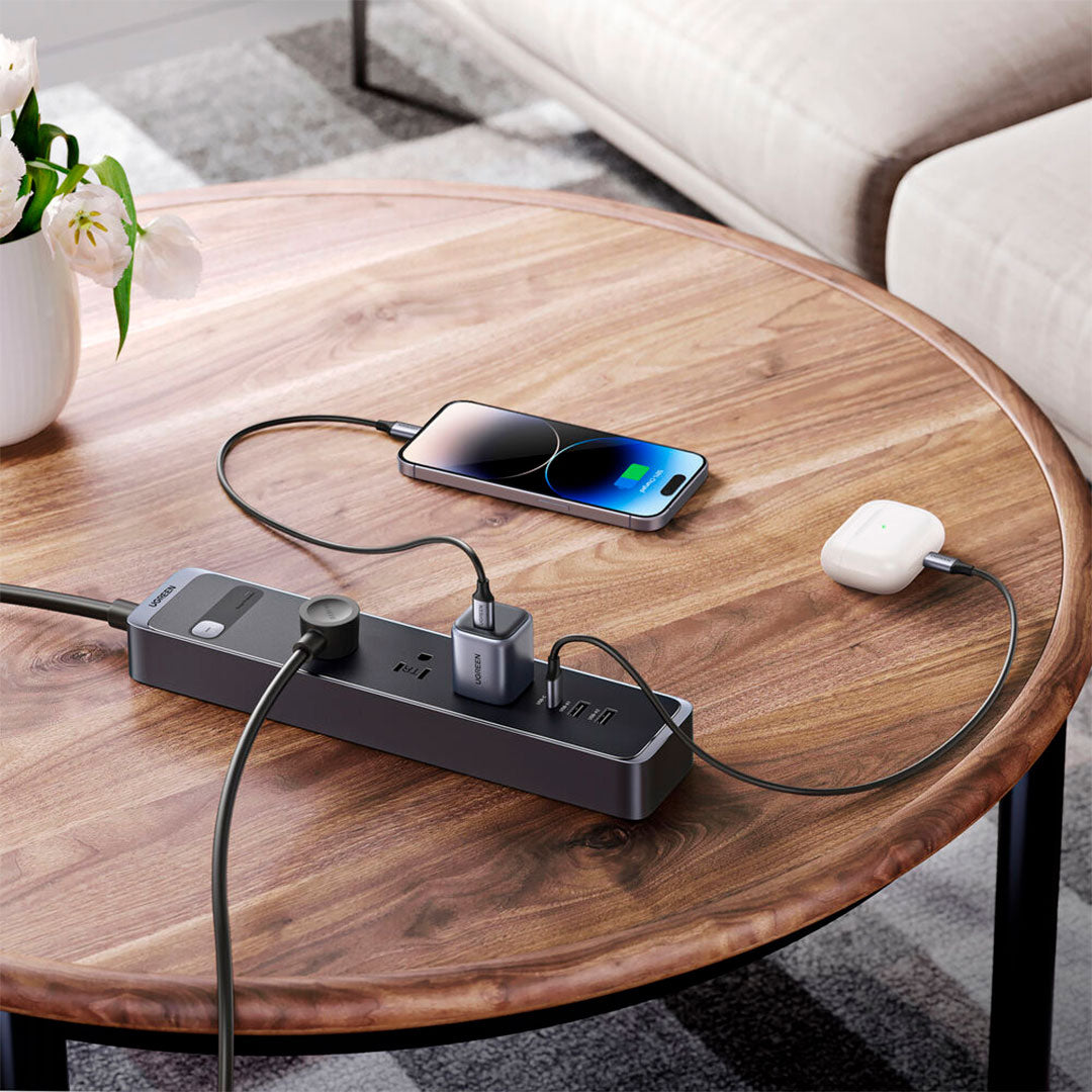 UGREEN S731 25353 Regleta 3CA y 3USB 30W