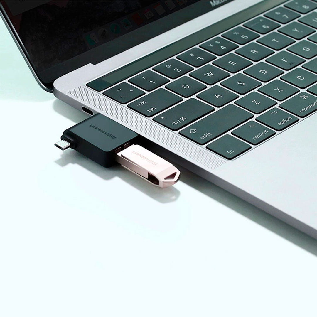 UGREEN 30453 Adaptador OTG 2 en 1 USB-C a Micro USB/USB-A Hembra