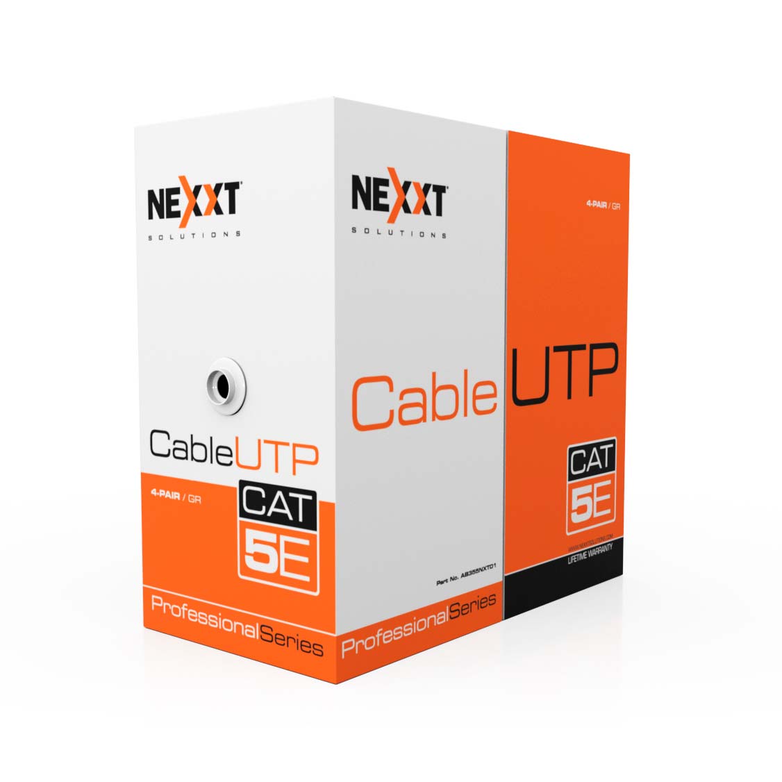 NEXXT SOLUTIONS AB355NXT21 Cable en Bobina Cat5E U/UTP CM 24AWG Gris