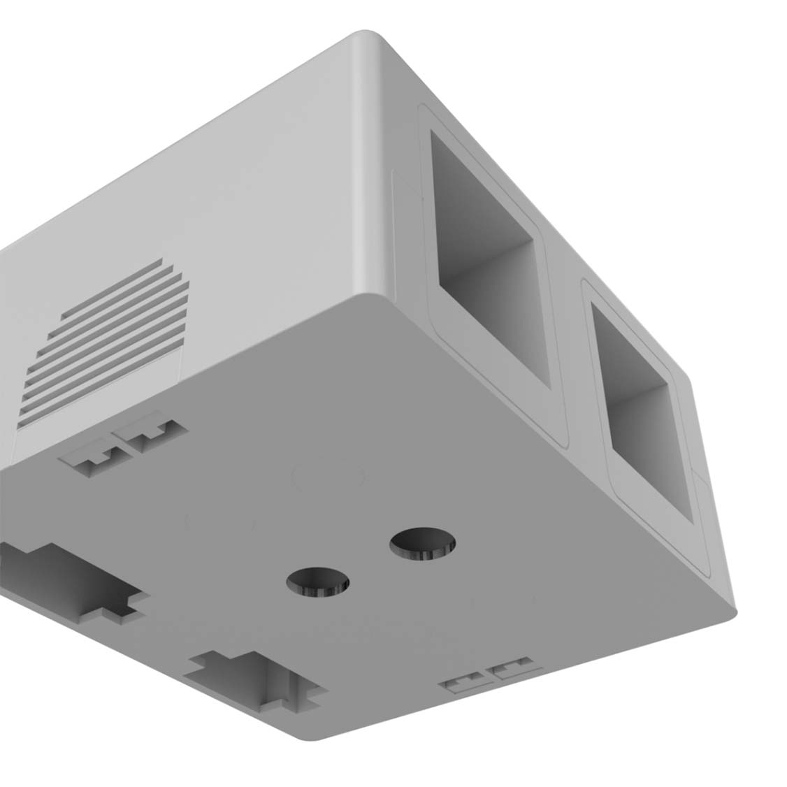 NEXXT SOLUTIONS AE180NXT10 Roseta Adosable Superficial 2 Puertos RJ45