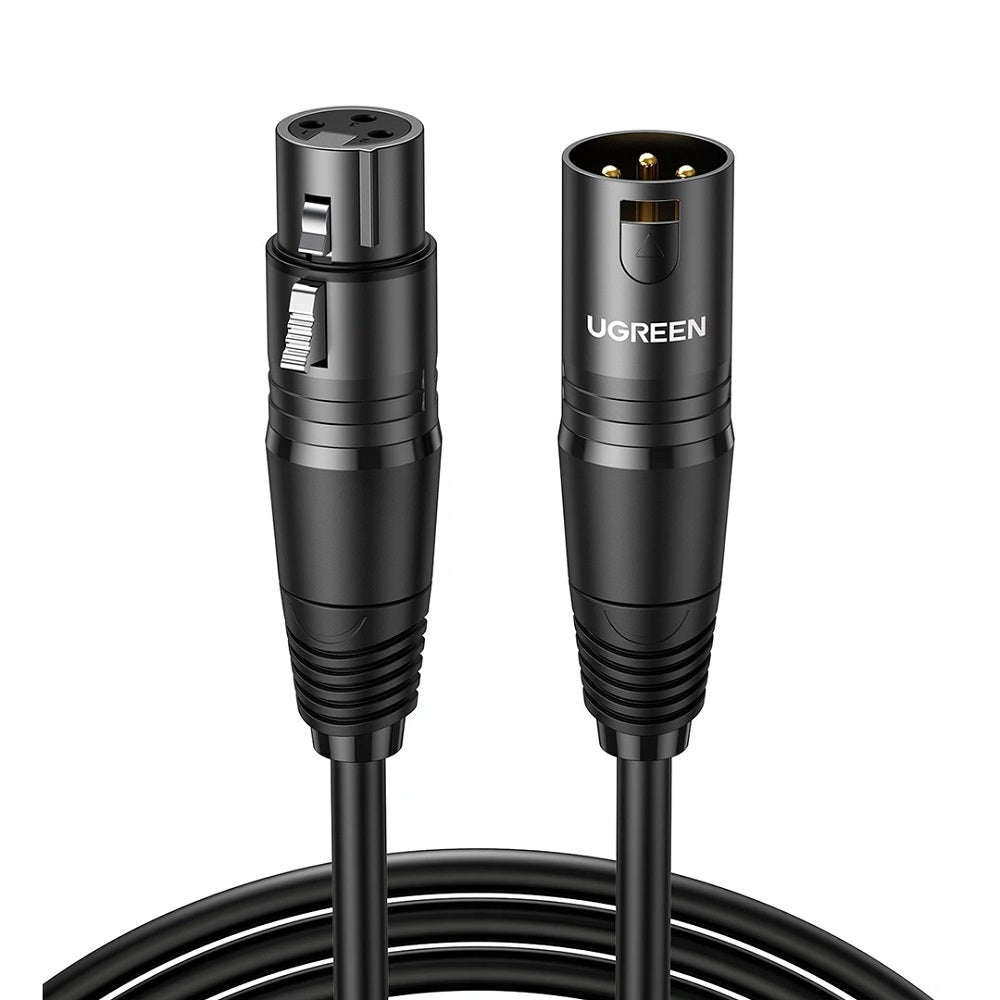 UGREEN AV130 20712 Cable de Audio XLR Macho a Hembra 5m