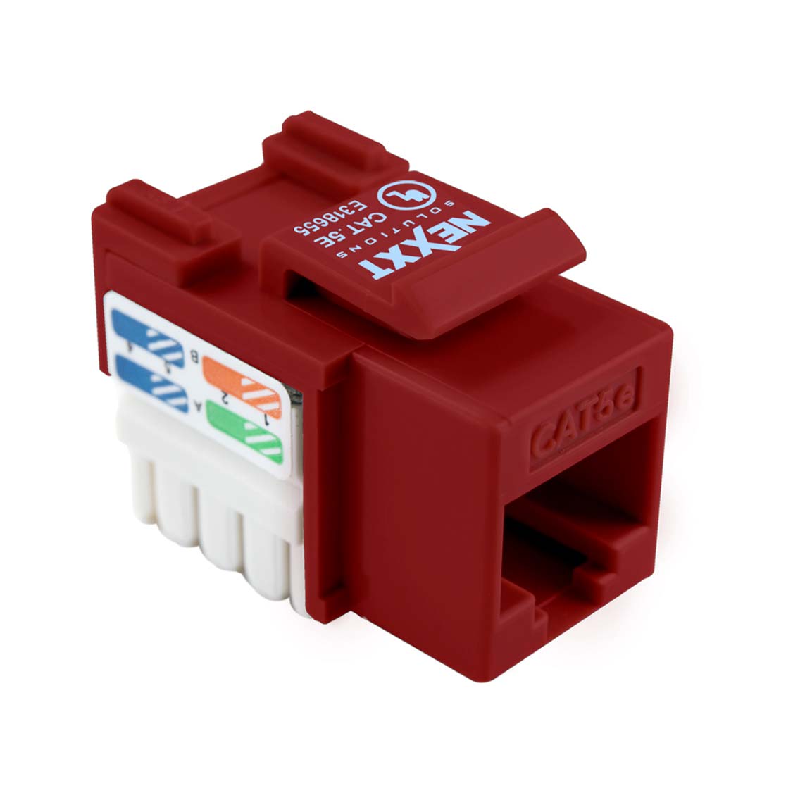 NEXXT SOLUTIONS AW110NXT13 Jack Keystone RJ45 Cat5e Tipo 110 Rojo