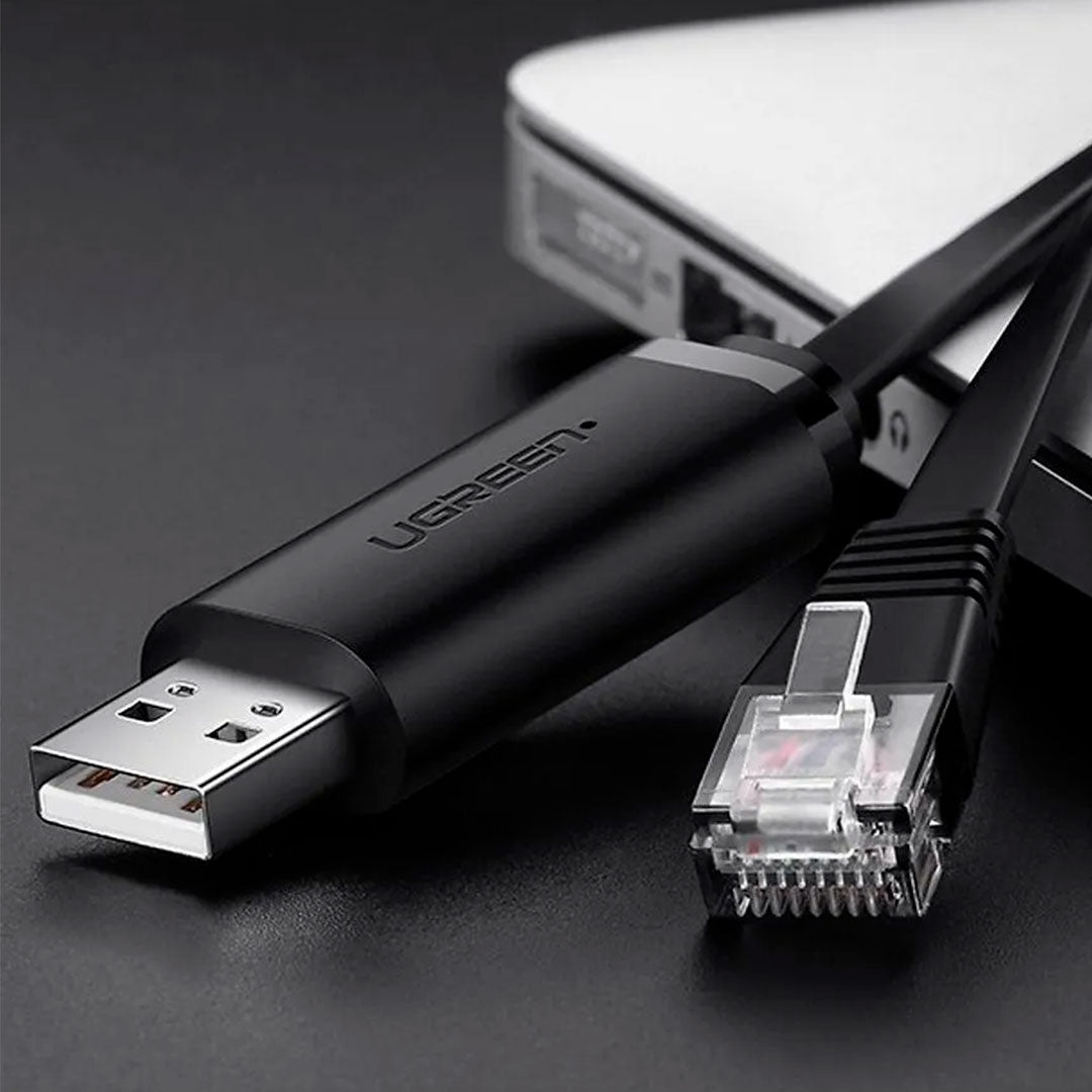 UGREEN CM204 60813 Cable USB 2.0 a RJ45 para Consolas con Chip FTDI 3m