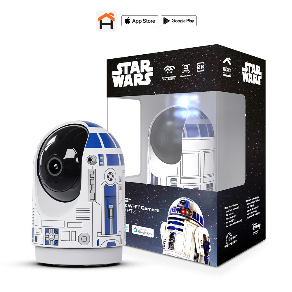 NEXXT SOLUTIONS NHC-IP15 R2 Cámara de Seguridad WIFI 3MP 360° STAR WARS R2D2