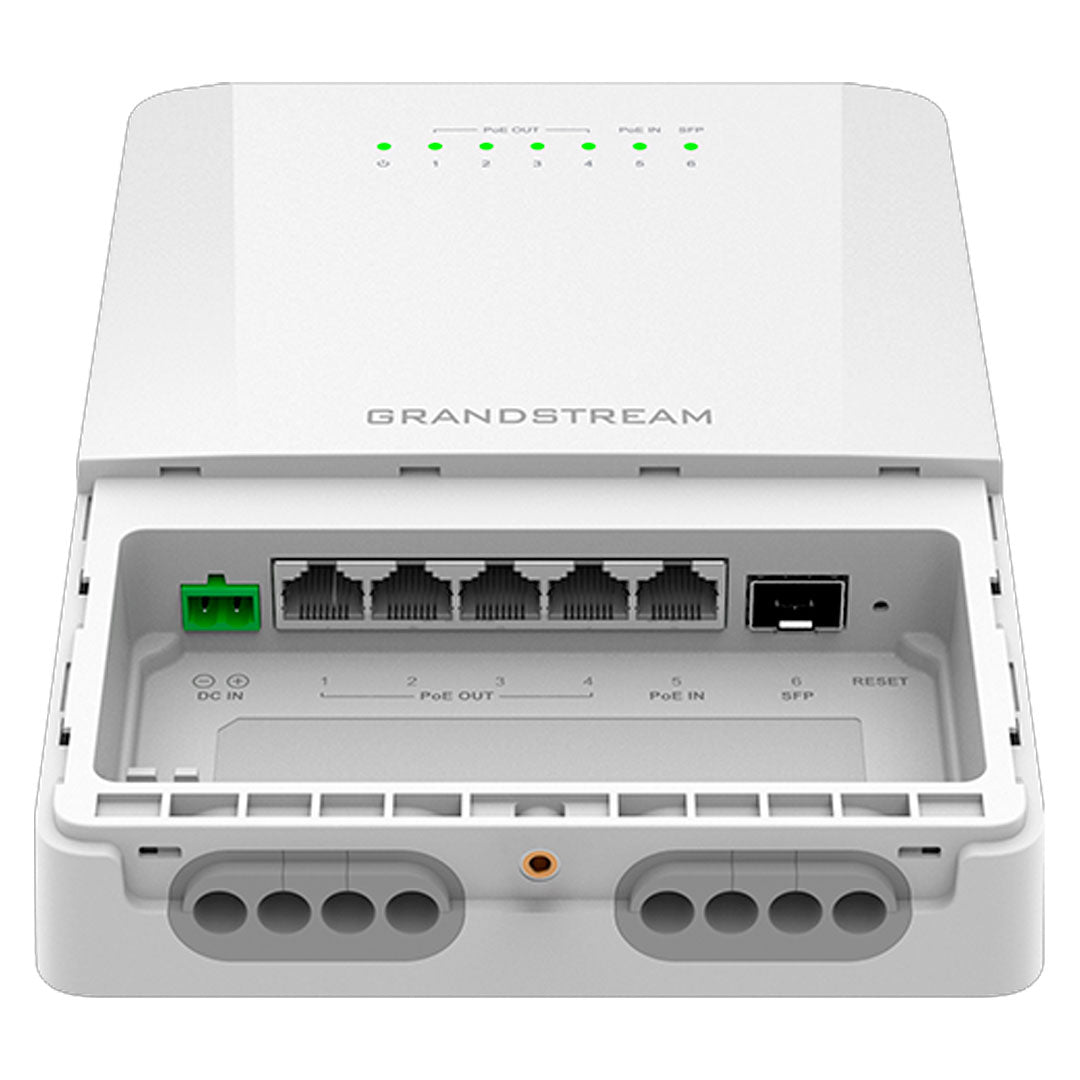 GRANDSTREAM GWN7710R Switch PoE 5 Puertos GB 1SFP L2