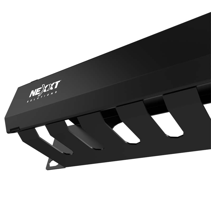 NEXXT SOLUTIONS NPM-DH1UB Organizador de Cables Horizontal 1U 19"