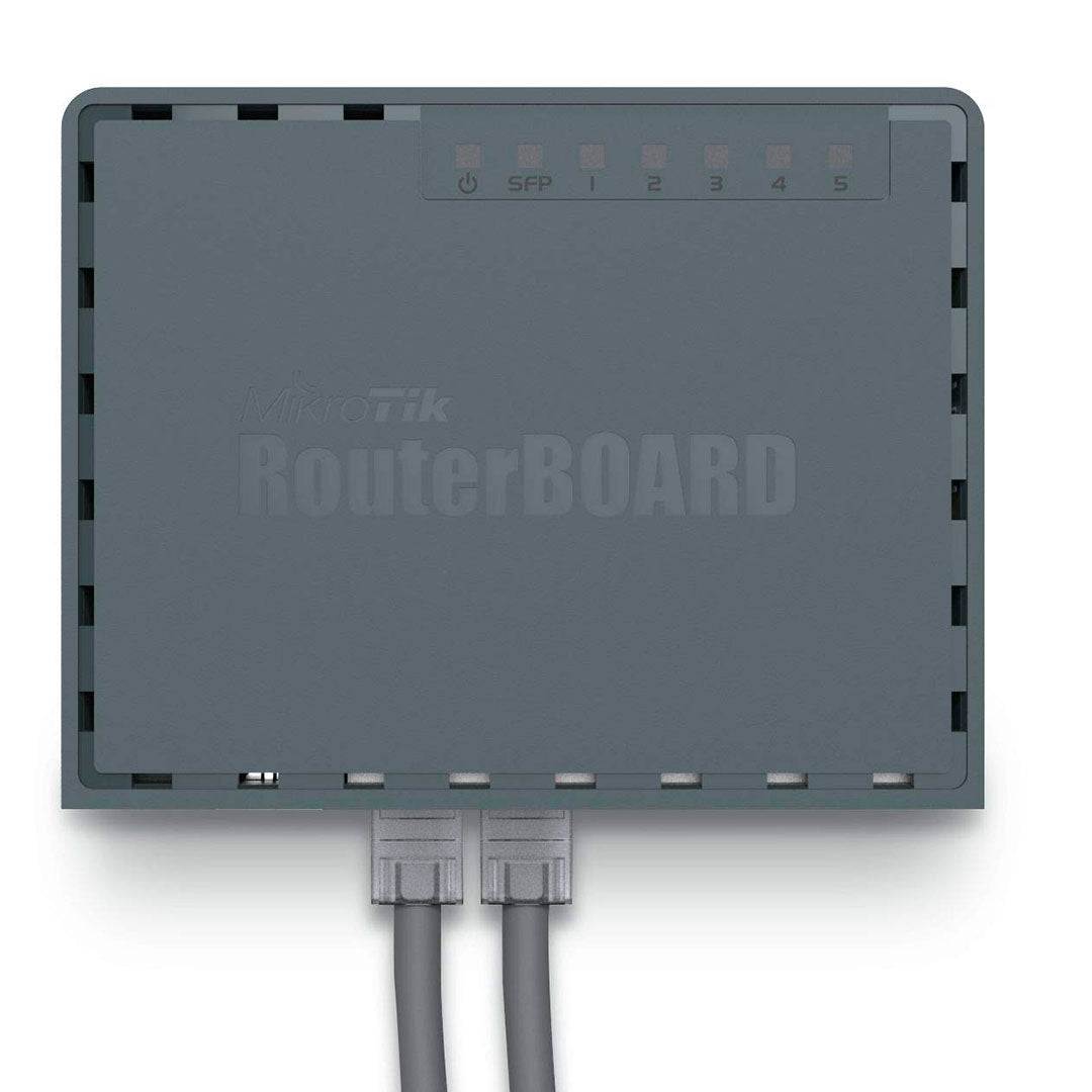 MIKROTIK HEX S Router 5 Puertos Gigabit Ethernet USB MicroSD RouterOS L4