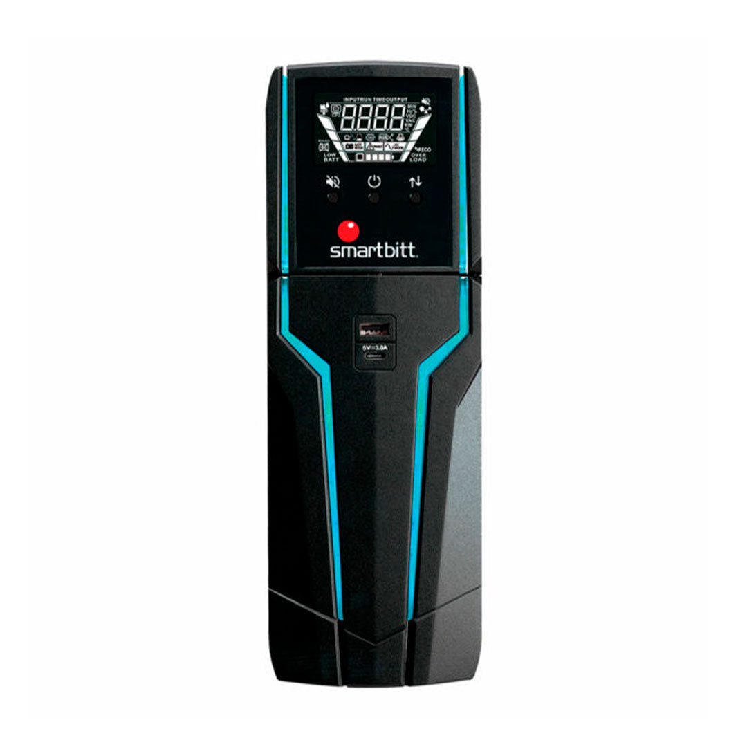 SMARTBITT SBNB1802G UPS Interactivo Smart Gamer 6 Tomas 1800VA/900W