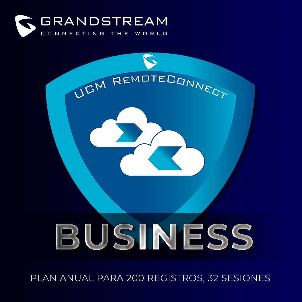 GRANDSTREAM UCMRC-BUSINESS Licencia Anual de Servicio en Nube