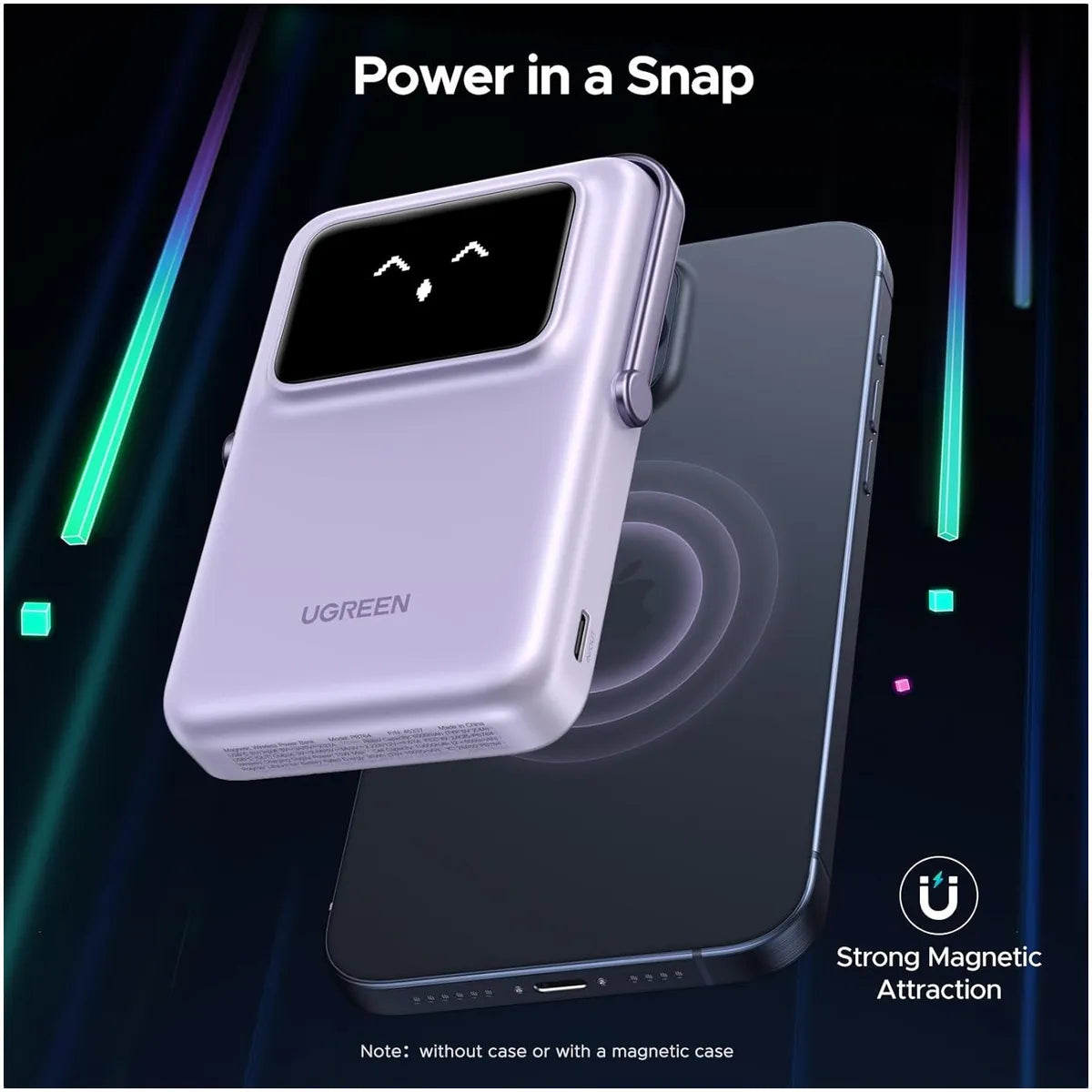UGREEN PB572 45328 Power Bank Inalámbrico Magnético 10000mAh