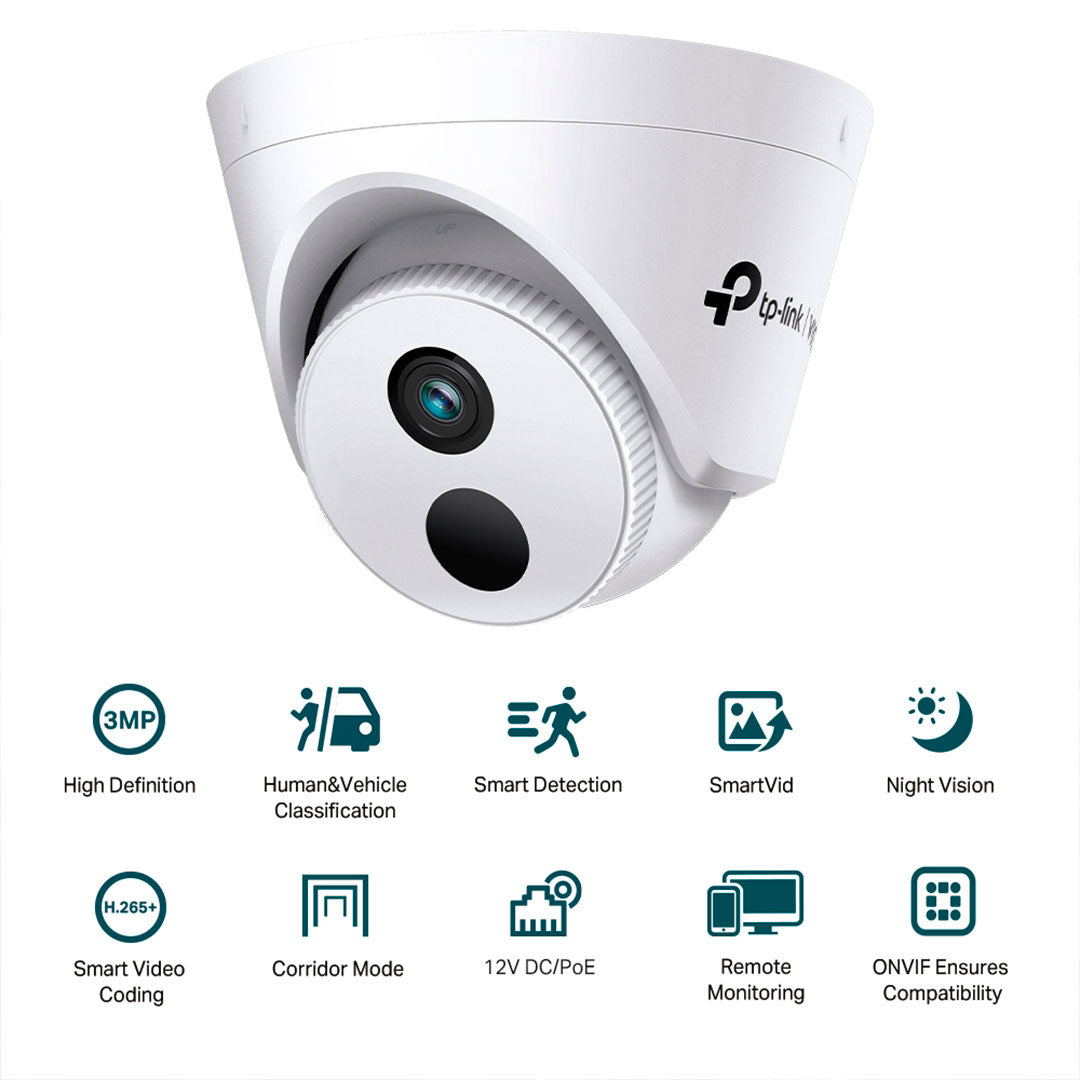 TP-LINK VIGI C430I 4mm Cámara de Seguridad IP PoE 3MP 2K