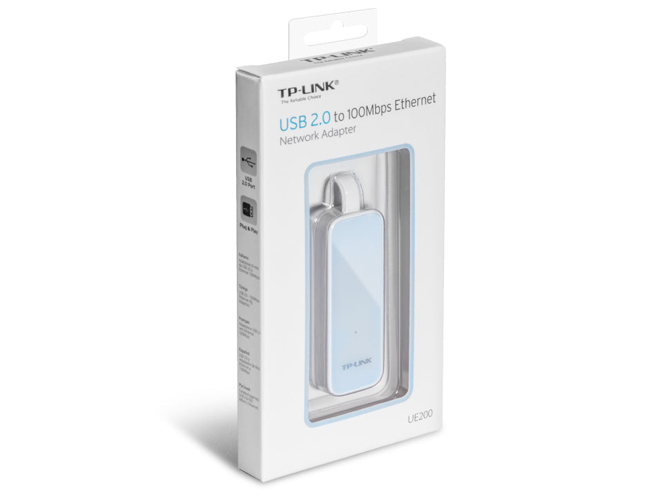TP-LINK UE200 Adaptador de Red USB 2.0 a Ethernet 100Mbps