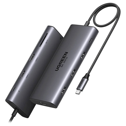 UGREEN CM639 15534 Adaptador HUB USB-C 10 en 1 Revodok Pro 210