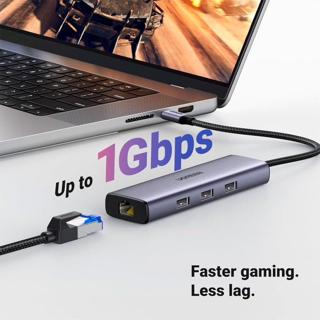 UGREEN CM512 15598 Adaptador HUB USB-C 6 en 1