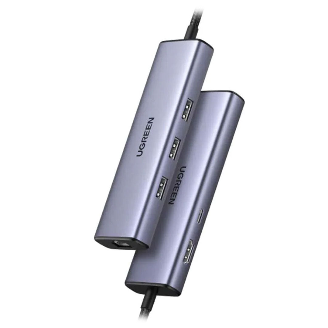 UGREEN CM512 15598 Adaptador HUB USB-C 6 en 1