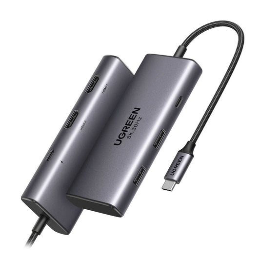 UGREEN CM498 15852 Revodok 206 Adaptador HUB USB-C 6 en 1 8K a 30Hz