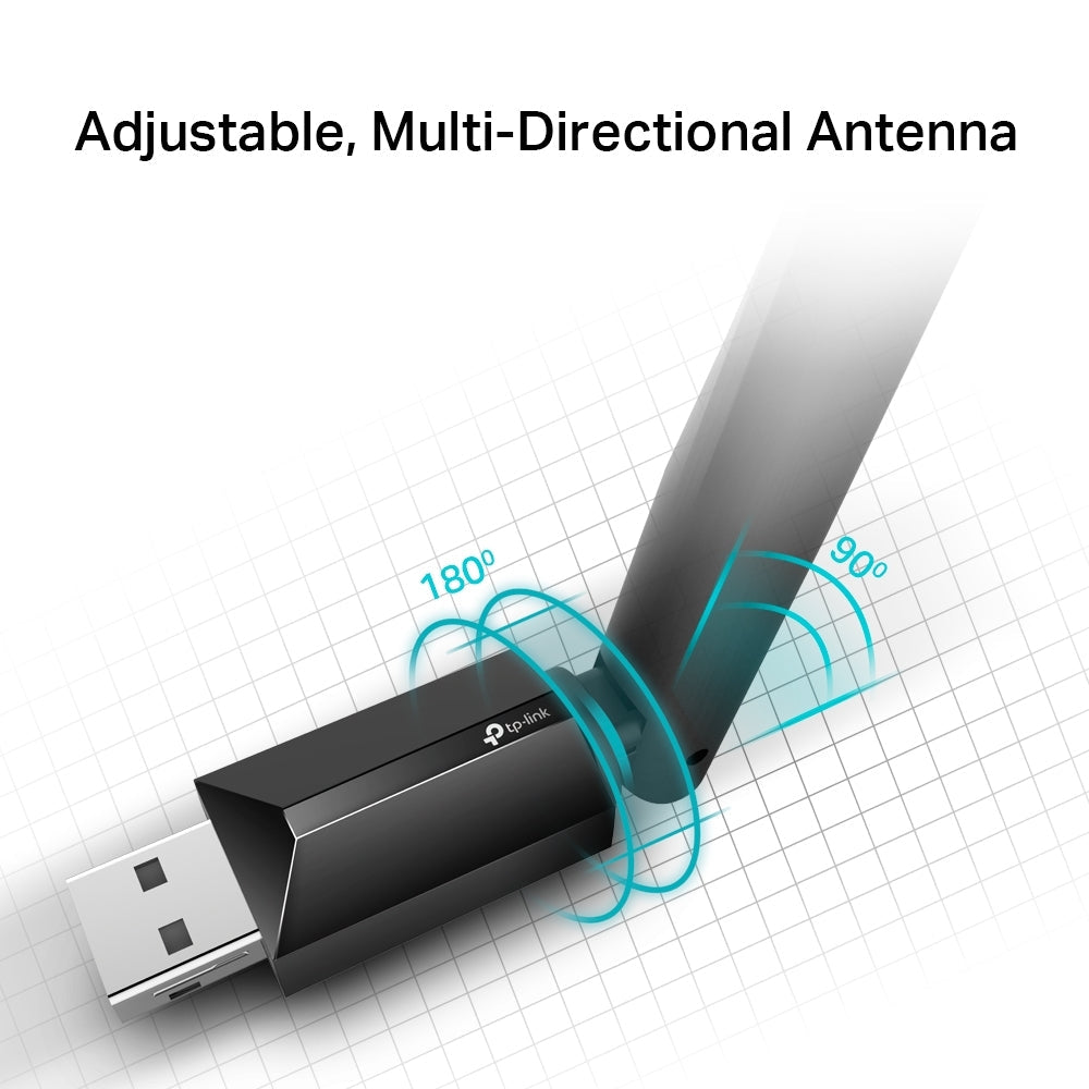 TP-LINK ARCHER T2U PLUS WiFi5 AC600 Adaptador USB Doble Banda