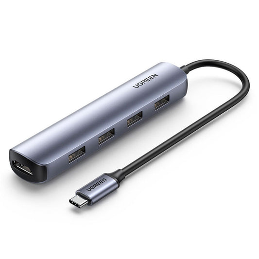 UGREEN CM417 20197 Adaptador HUB 5 en 1 USB-C a 4USB 3.0
