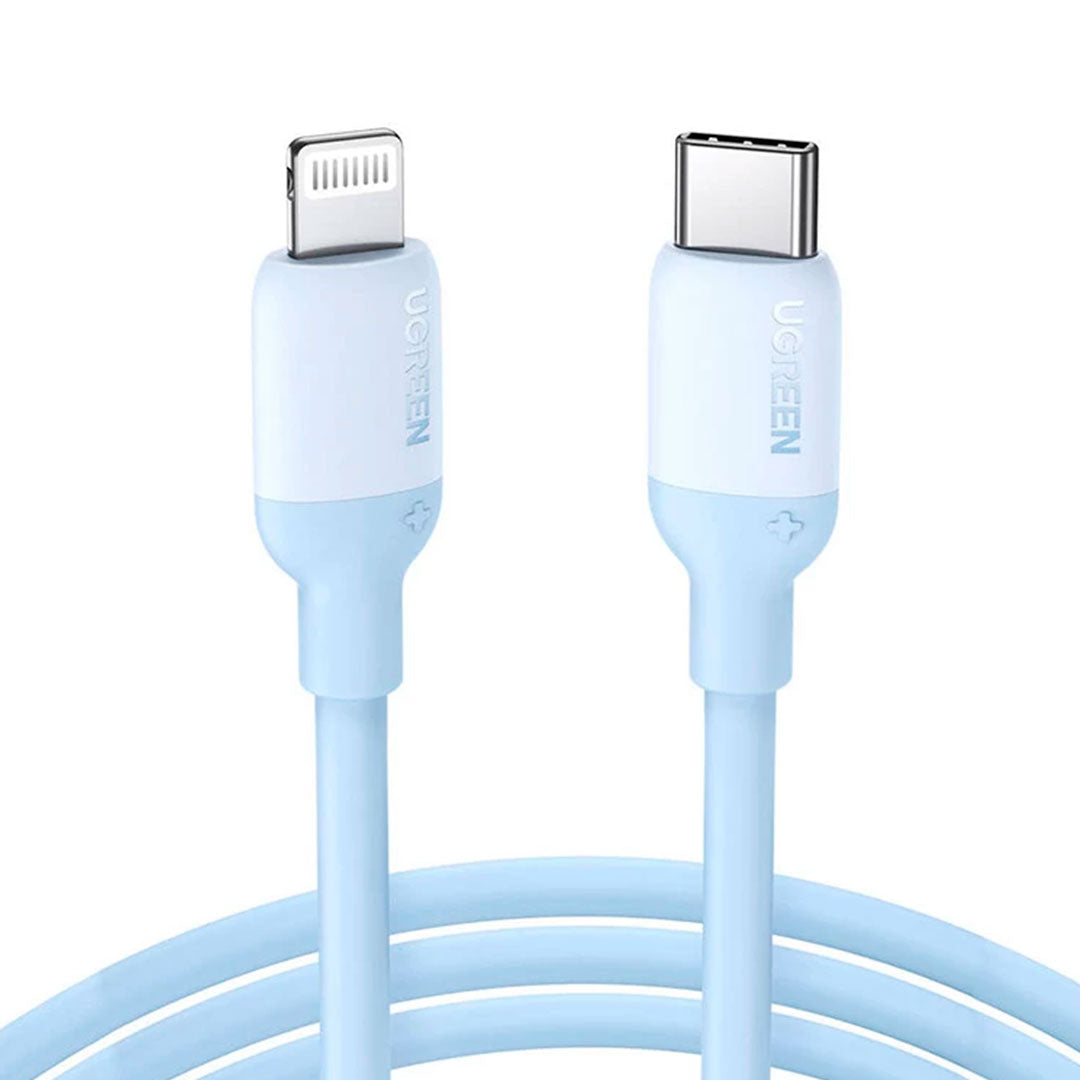 UGREEN US387 20313 Cable de Datos de Carga USB-C Lightning 3A Azul