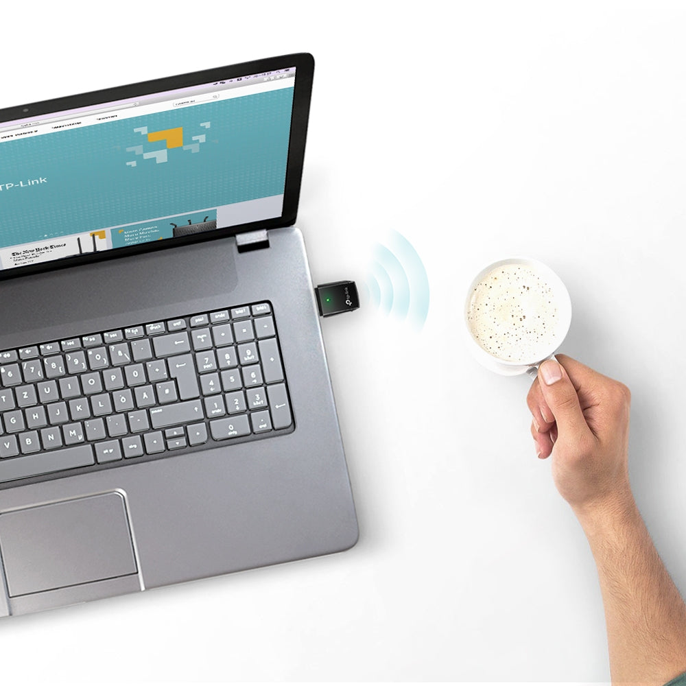 TP-LINK ARCHER T2U Inalámbrico WiFi5 AC600 Adaptador USB Doble Banda