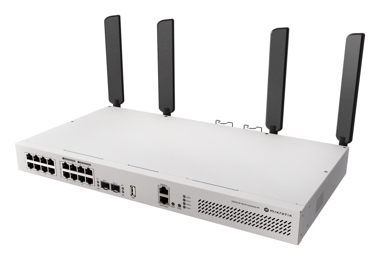 MIKROTIK CRS418-8P-8G-2S+5axQ2axQ-RM Switch 16 Puertos Gigabit Ethernet