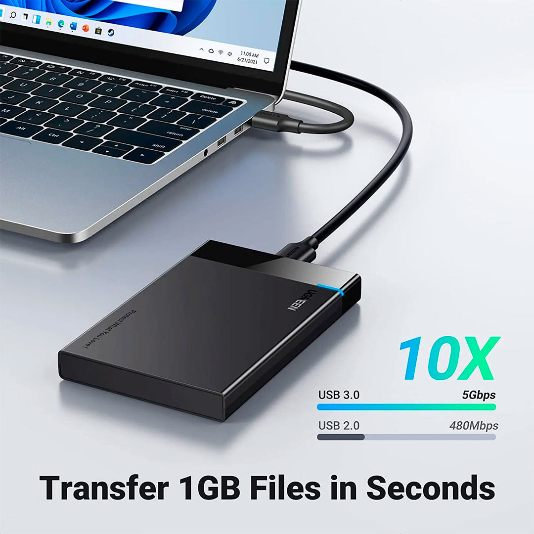 UGREEN US221 30848 Case para Disco Duro USB 3.0 a SATA III