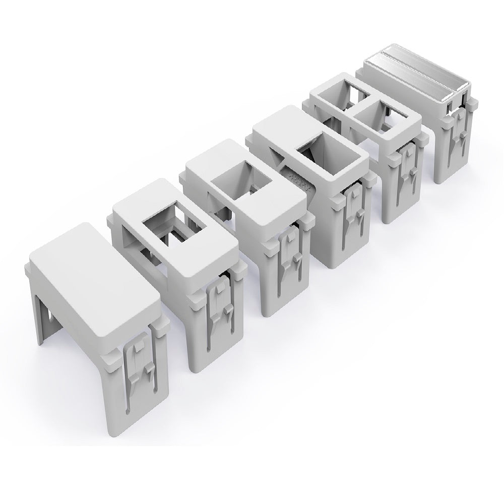 FURUKAWA LIGHTERA 35050728 Módulo 1 Punto Horizontal Para Faceplate Modular