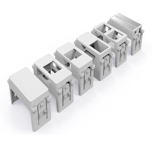 FURUKAWA LIGHTERA 35050728 Módulo 1 Punto Horizontal Para Faceplate Modular