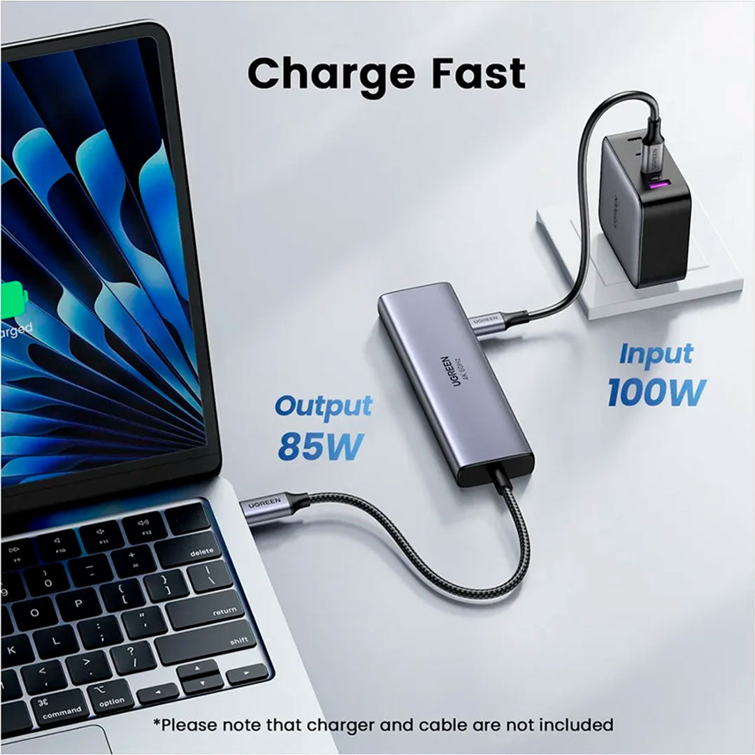 UGREEN CM511 35999 Adaptador HUB USB-C 6 en 1 a HDMI USB-A USB-C
