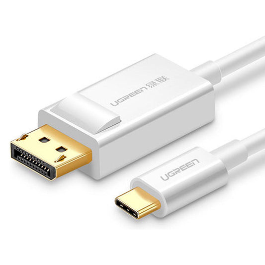 UGREEN MM139 40420 Cable USB-C Macho a DisplayPort Macho 4K Blanco 1.5m