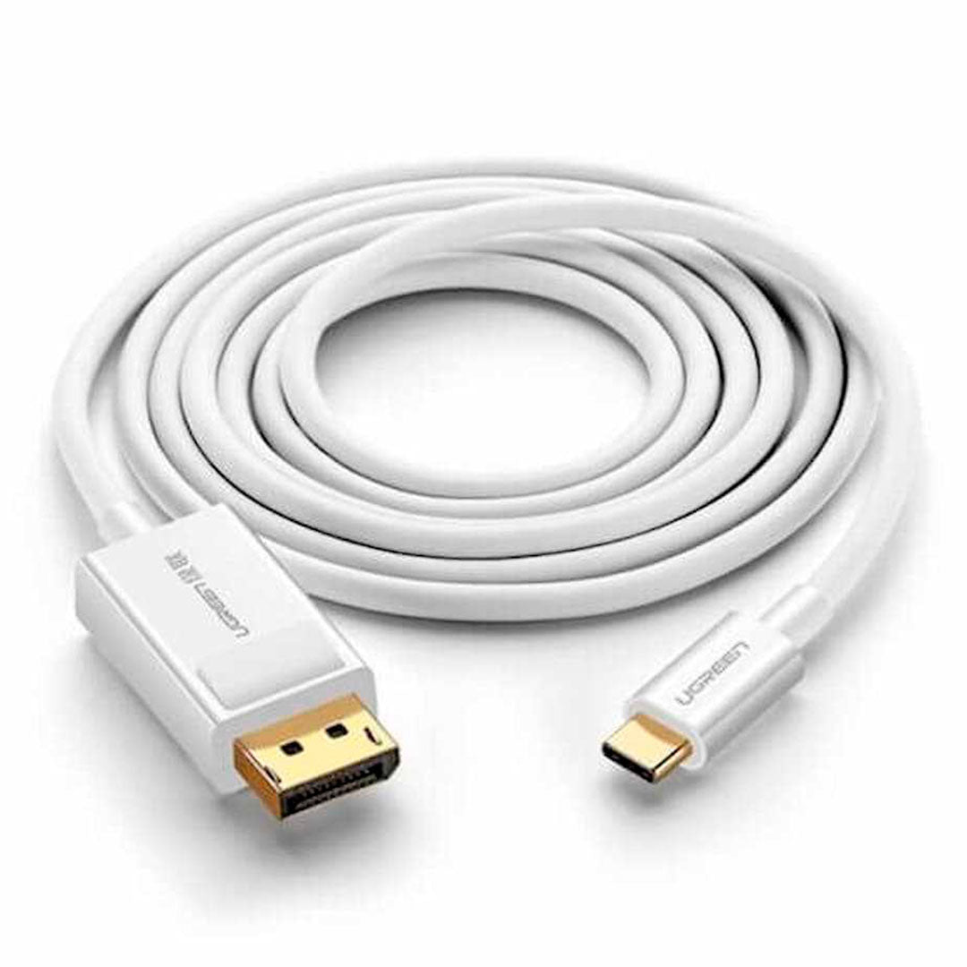 UGREEN MM139 40420 Cable USB-C Macho a DisplayPort Macho 4K Blanco 1.5m