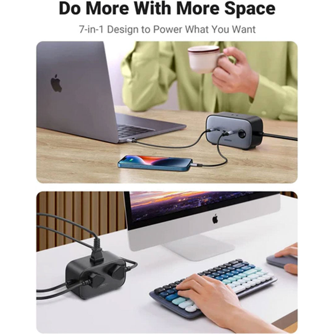 UGREEN CD270 40896 Cargador GAN USB-C 7 Puertos 100W