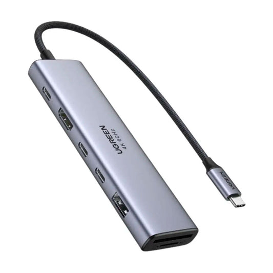 UGREEN CM511 45521 Adaptador HUB USB-C 7 en 1 HDMI 4K