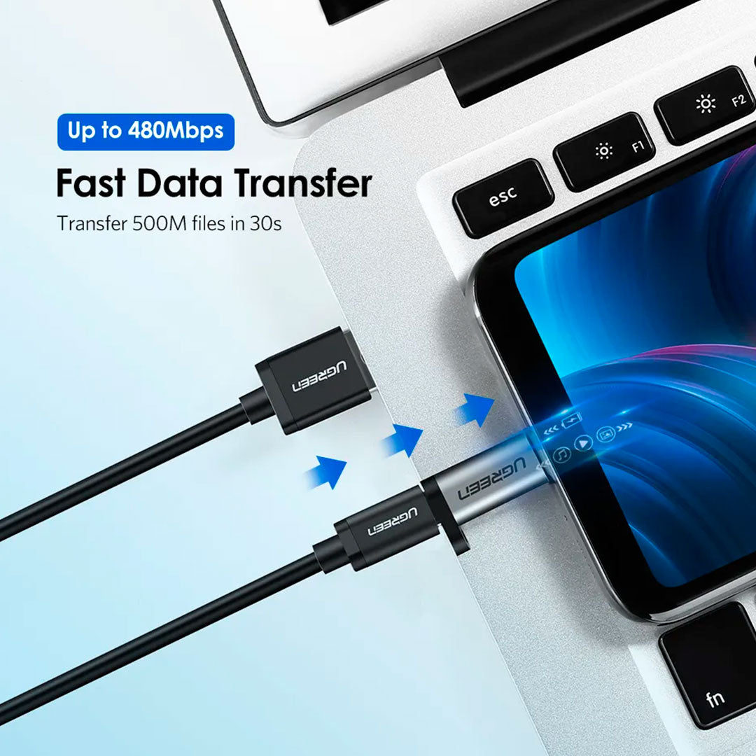 UGREEN US282 50590 Adaptador Micro USB Macho a USB-C Hembra