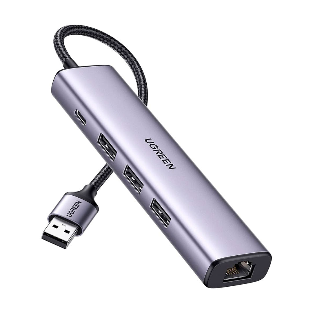 UGREEN CM260 60554 Adaptador HUB 5 en 1 USB 3.0 a RJ45