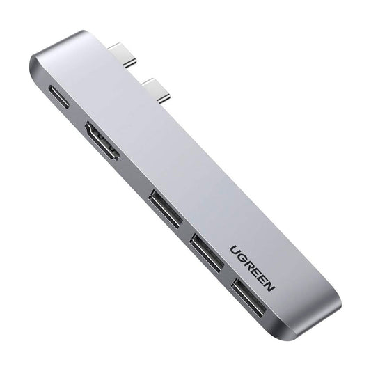 UGREEN CM251 60559 Adaptador HUB 5 en 1 USBC a USB 3.0 HDMI 4K