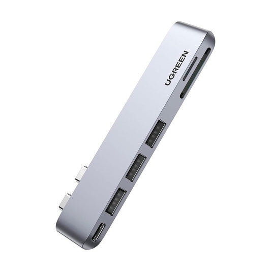 UGREEN CM251 60560 Adaptador HUB 6 en 2 USB-C a 3USB 3.0 SD TF