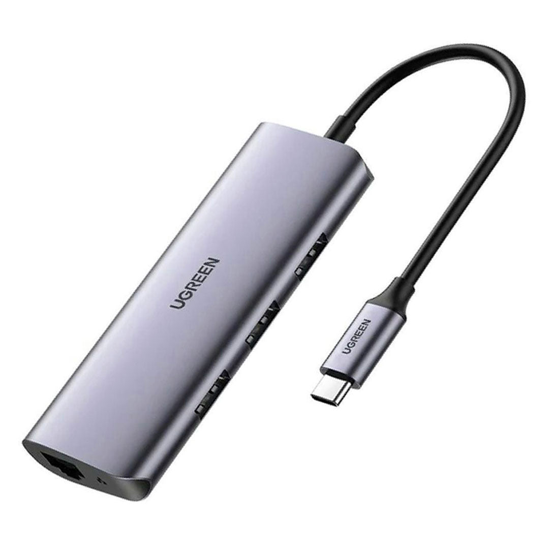 UGREEN CM252 60718 Adaptador HUB USB-C 3 en 1
