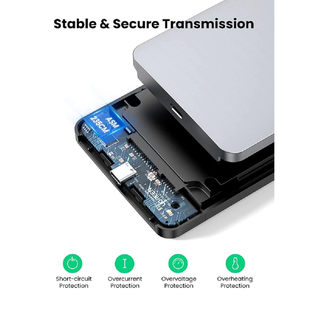 UGREEN CM300 70498 Case para Disco Duro Sata HDD/SSD 2.5"