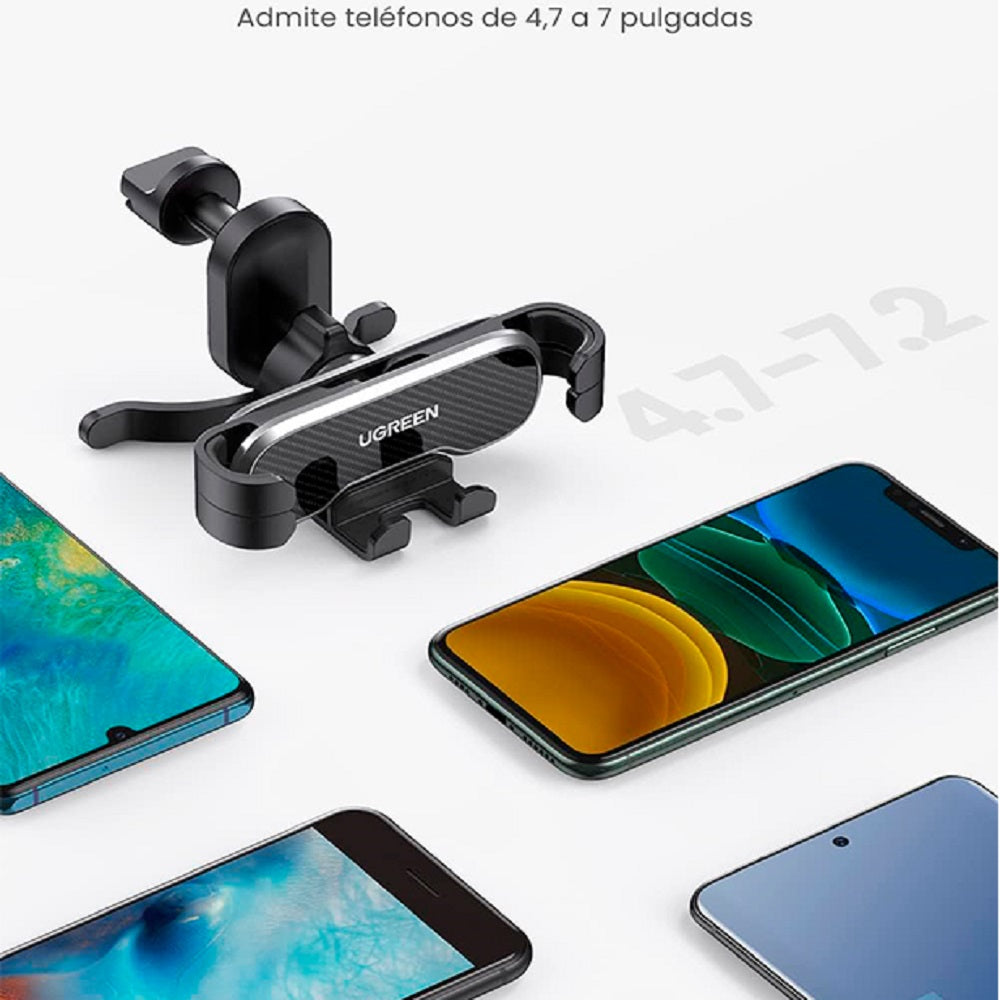 UGREEN LP228 80871 Soporte de Celular para Auto con Rotación 360°