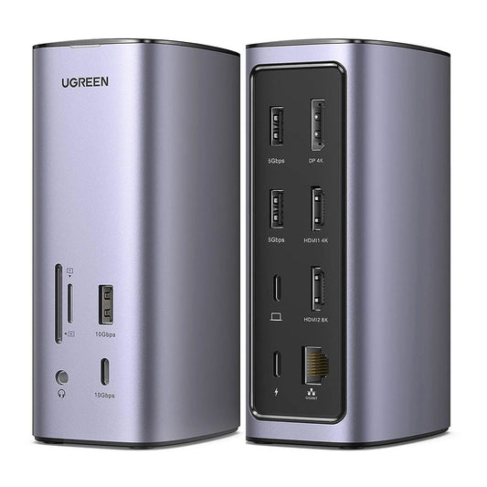 UGREEN CM555 90325 Revodok Pro 312 Estación de Acoplamiento Universal 12 en 1 4K HDMI