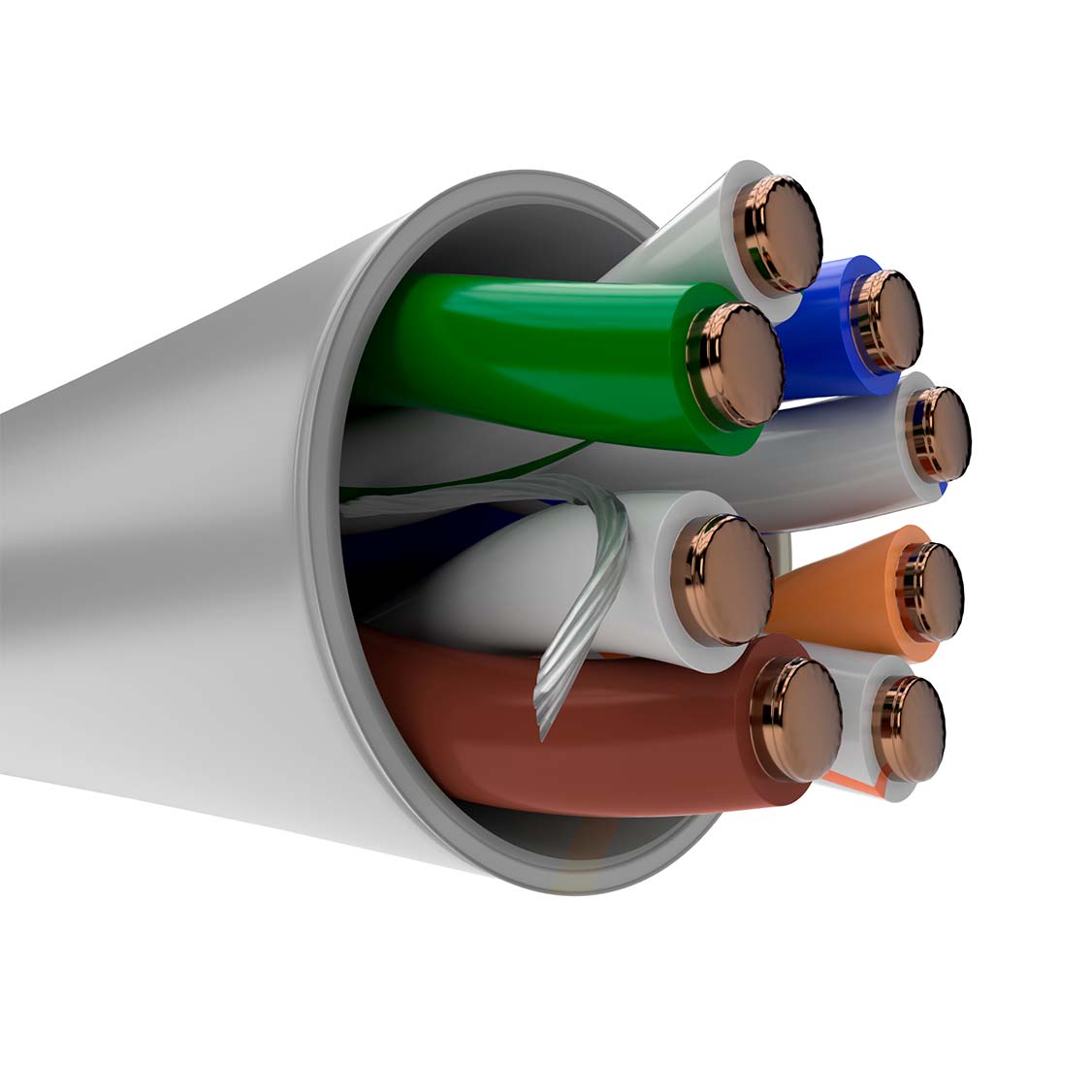 NEXXT SOLUTIONS AB355NXT01 Cable en Bobina Cat5E U/UTP CM 24AWG 1000ft/305m Gris