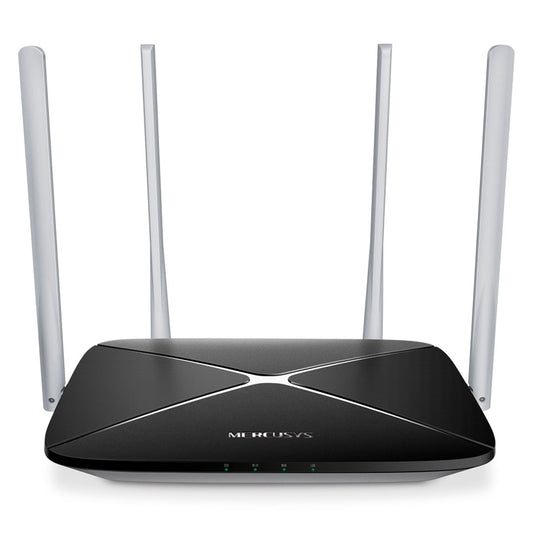 MERCUSYS AC12 Router Inalámbrico Doble Banda AC1200 1,2Gbps MU-MIMO Bidireccional