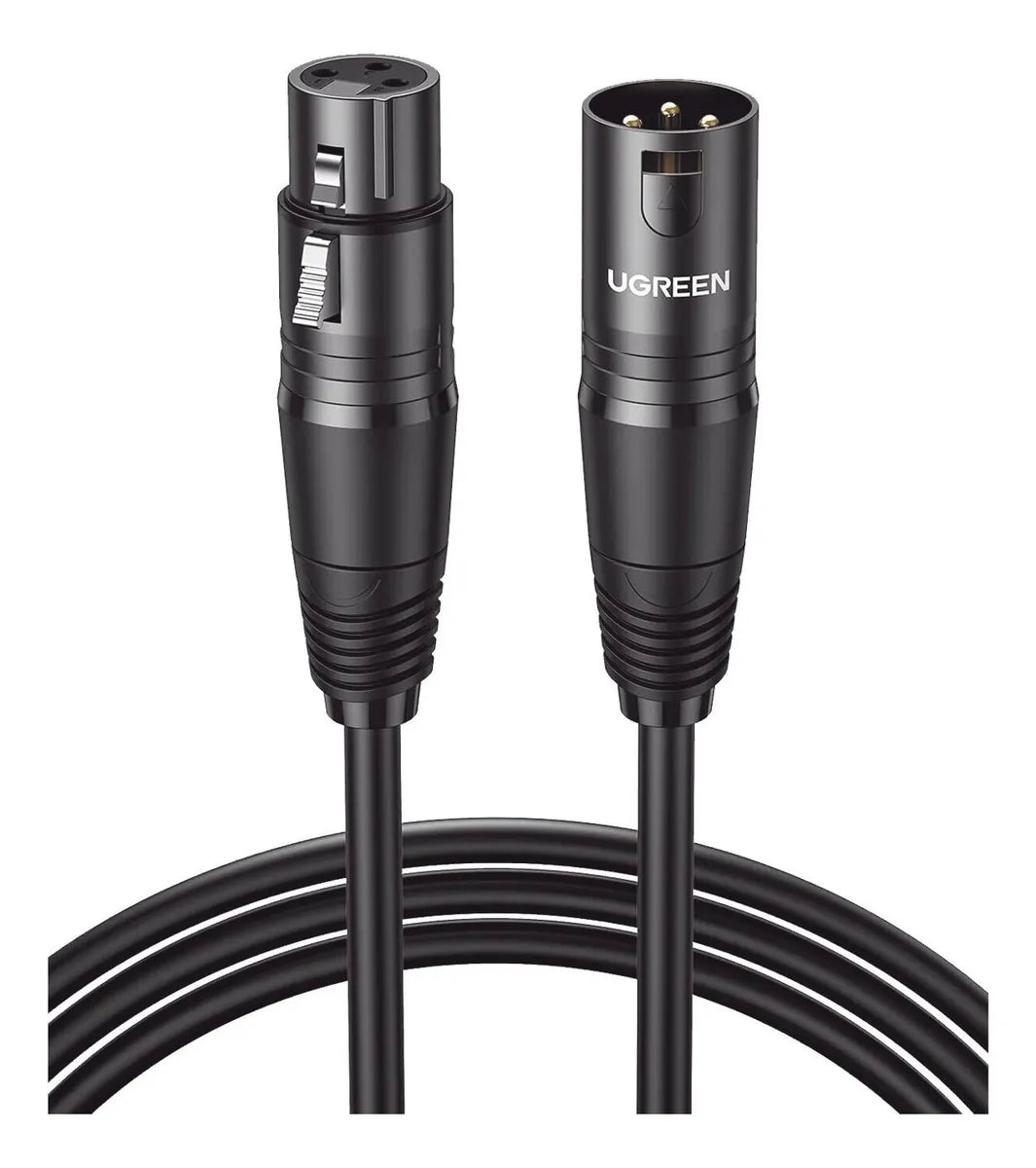 UGREEN AV130 20714 Cable de Audio XLR Macho a Hembra 10m