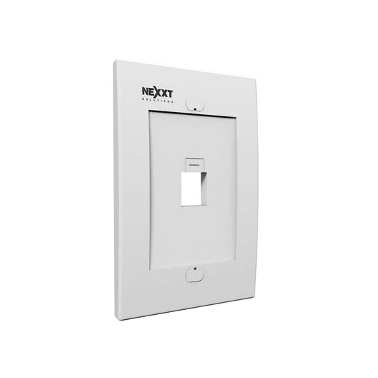 NEXXT SOLUTIONS AW160NXT01 Placa de Pared 1 Puerto Faceplate
