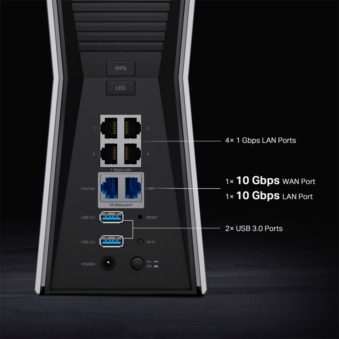 TP-LINK ARCHER BE805 Router WiFi7 BE19000 Triple Banda