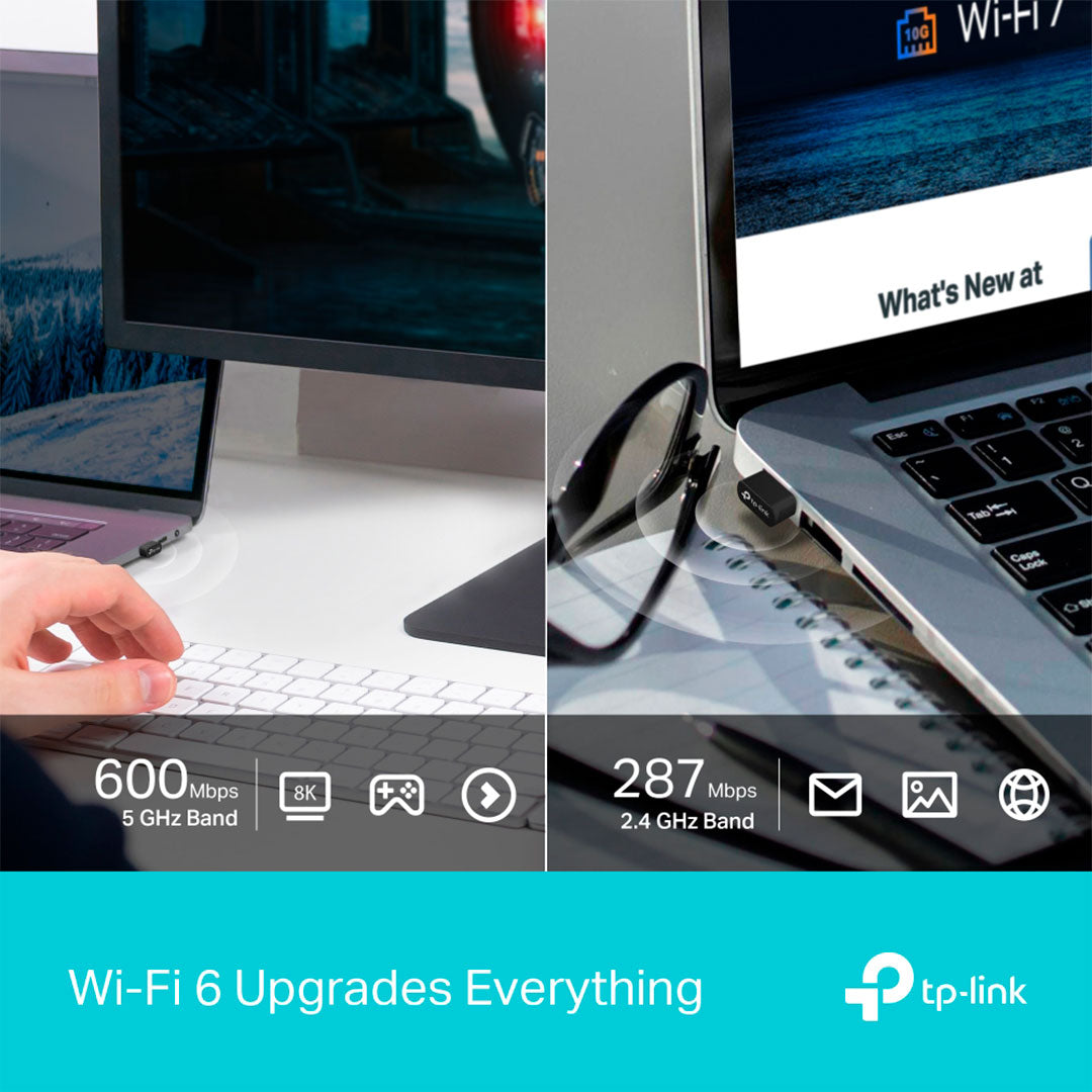 TP-LINK ARCHER TX10UB NANO WiFi6 AX900 Adaptador USB Doble Banda