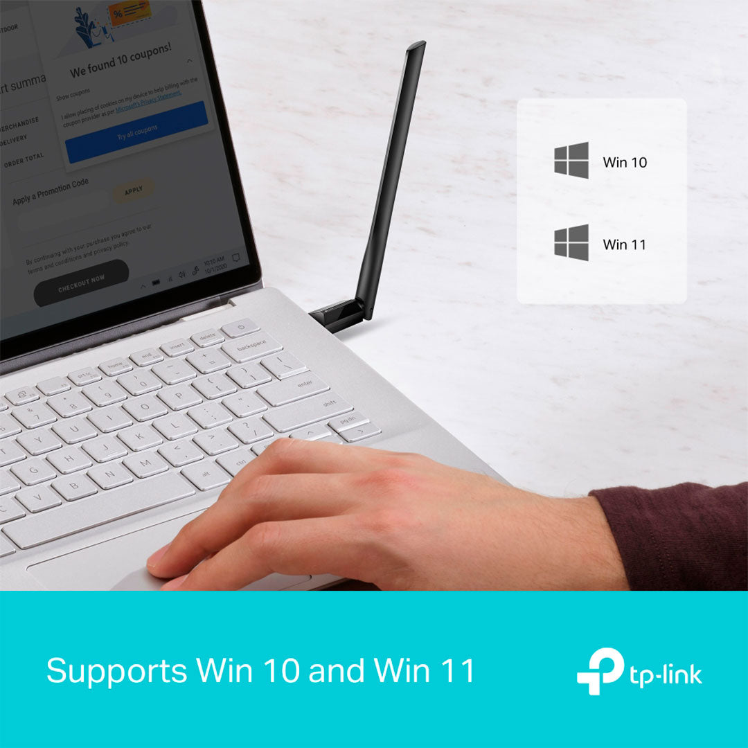 TP-LINK ARCHER TX35U Plus WiFi6 AX1800 Adaptador USB Doble Banda