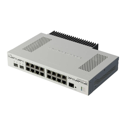 MIKROTIK CCR2004-16G-2S+PC Router 16 Puertos Gigabit 2 SFP+ 10G Silencioso